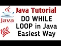 Do-While loop in java How to use Do-While loop in java programming Urdu