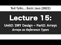 CSCI1583 - Lecture 15 Arrays as Reference Types
