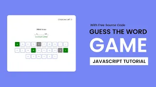 Guess The Word Game Javascript Project With Source Code