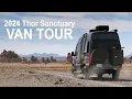 VAN TOUR 2024 Thor Sanctuary 19L 4X4 OWL VAN Package Sprinter Van Camping Van life