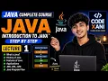 Java Tutorial for Beginners in Hindi Introduction to Java Lecture 1 Learn Java from Scratch