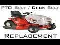MTD and Huskee Mower Belt Replacement
