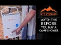 Watch this before you buy a Camplux camp shower