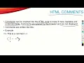 HTML Comments Tutorial 5