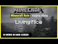 🎧  Minecraft Rain | Living Mice | Minecraft Music | 10 Hours in Dark Screen