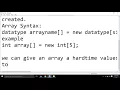 27 Array in Java