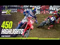 Supercross Round 450SX Highlights Detroit Michigan March 28 2026