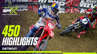 Supercross Round 450SX Highlights Detroit Michigan March 28 2026