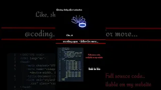 glowing slinky effect animation using html and css