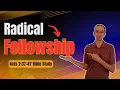 The Day the Church was Born - Acts 2 37-47 Bible Study
