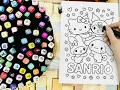 Sanrio Best Friends Coloring Page Tutorial