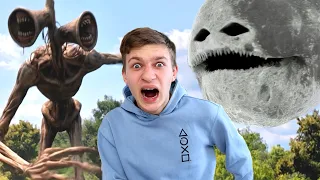 Фильм Луна МОНСТР и СИРЕНОГОЛОВЫЙ 🌚📣 2 часа ВСЕ СЕРИИ ПОДРЯД 😱