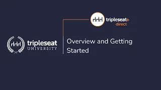 Overview and Getting Started TripleseatDirect