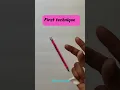 2 pencil gripping techniques