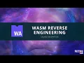 WebAssembly Reverse Engineering - Training description Day 1