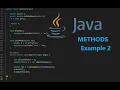 Java programming Method Example 2 Calculating Area of a circle