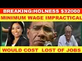 Download Lagu BREAKING: HOLNESS $32 HOUSAND MINIMUM WAGE PLAN ,WOULD COST LOST OF JOBS. HIM RUM BAR TALK CAH WUK