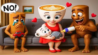 Tung Tung Sahur Sad Love Story Ballerina Cappuccina Son In Granny House Funny Horror Animation 