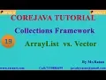 Core java Collections Framework -19 ArrayList vs Vector ByRatan Sir