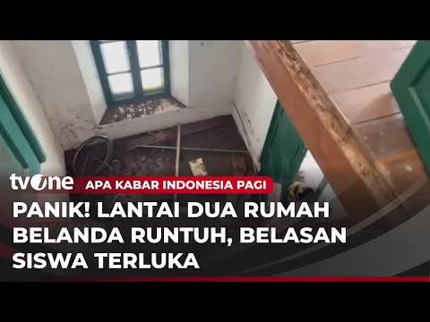 Bangunan Cagar Budaya Peninggalan Belanda Runtuh, Belasan Siswa SD Terluka