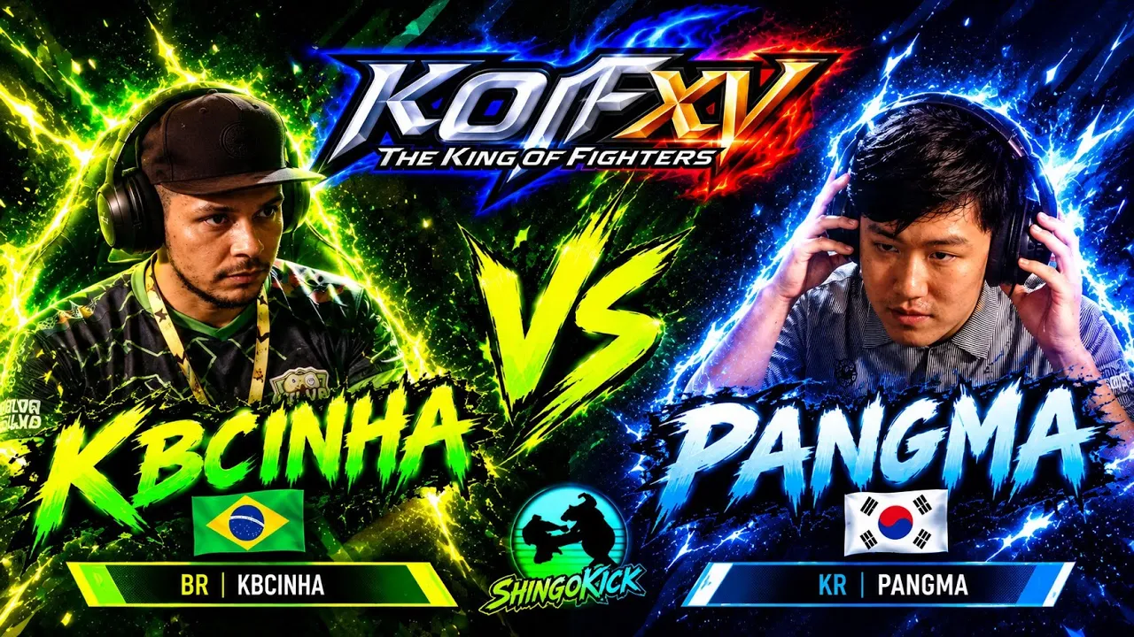 🔥Kbcinha enfrenta a Koreano Violento👺🔥 KBCINHA 🇧🇷 🆚 PANGMA 🇰🇷 Final Losers #kofxv