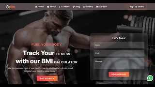 React Responsive Gym Website Tutorial Using ReactJS Bootstrap Website Template with Source Code