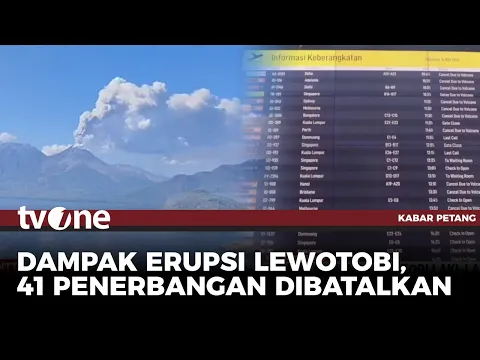 41 Penerbangan di Bandara Ngurah Rai Dibatalkan, Dampak Erupsi Gunung Lewotobi