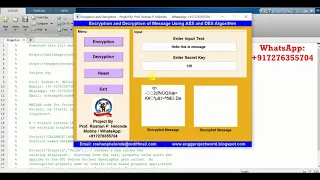 AES DES Encryption Decryption of Message Using Matlab Project Source Code AES DES Algorithm