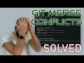 How to resolve git merge conflicts with GitHub Labs