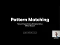 Pattern matching Hotovo