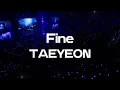 Fine - TAEYEON | Empty Arena | Concert Audio