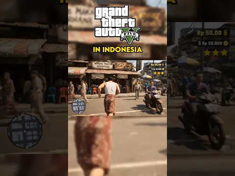 GTA 5 If It Was Made in Indonesia 🇮🇩🔥 #gta5 #gtav #shorts