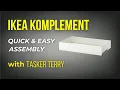 IKEA KOMPLEMENT PAX Drawer Assembly Guide 2026 Step-by-Step with Tasker Terry
