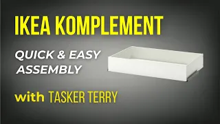 IKEA KOMPLEMENT PAX Drawer Assembly Guide 2026 Step-by-Step with Tasker Terry