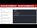 Nested Conditions Grand Assignment - 1 Traingles