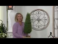 Metal and Wood Round Wall Art by Valerie on QVC