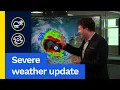 Severe Weather Update 25 March 2026 Tropical Cyclone Narelle Wednesday update