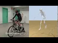 Kinematic simulation of cycling in OpenSim