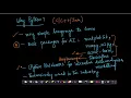 Python for Machine Learning Artificial Intelligence Why python Applied AI Course