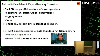 FOSDEM 2023 - DuckDB In The Python Land