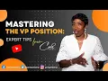 Mastering the VP Position Expert Tips from Carla Harris