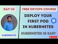 Day-33 KUBERNETES PODS DEPLOY YOUR FIRST APP