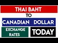 1 THB to CAD - Convert Thai Baht to Canadian Dollars Currency Exchange Rates Today 05 SEP 2024