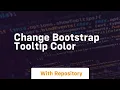 change bootstrap tooltip color