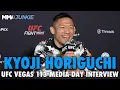 Lagu Kyoji Horiguchi agreed to Brandon Moreno in Mexico but only with win | UFC Vegas 113