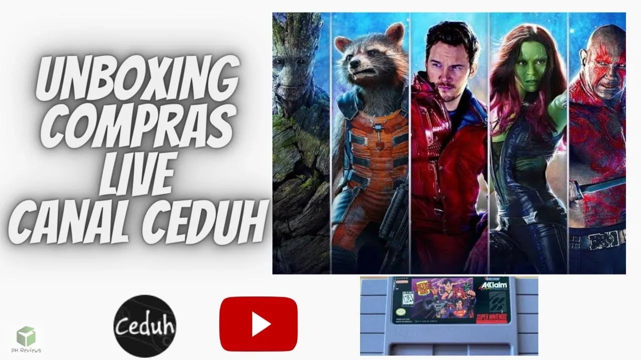UNBOXING COMPRAS DA LIVE DO CANAL CEDUH