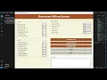 Restaurant Billing System using Python Tkinter Restaurant Management System Project in Python