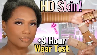 Trying the NEW Makeup Forever Foundation on Dark Deep Skin Swatches Wear Test