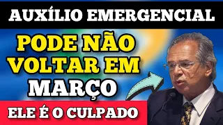 URGENTE! MUDOU TUDO AUXÍLIO EMERGENCIAL 2021 PODE NÃO VOLTAR EM MARÇO. PAULO GUEDES INACREDITÁVEL.