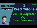 React Basic to Pro Bangla Tutorial React Component Create Component Real Example